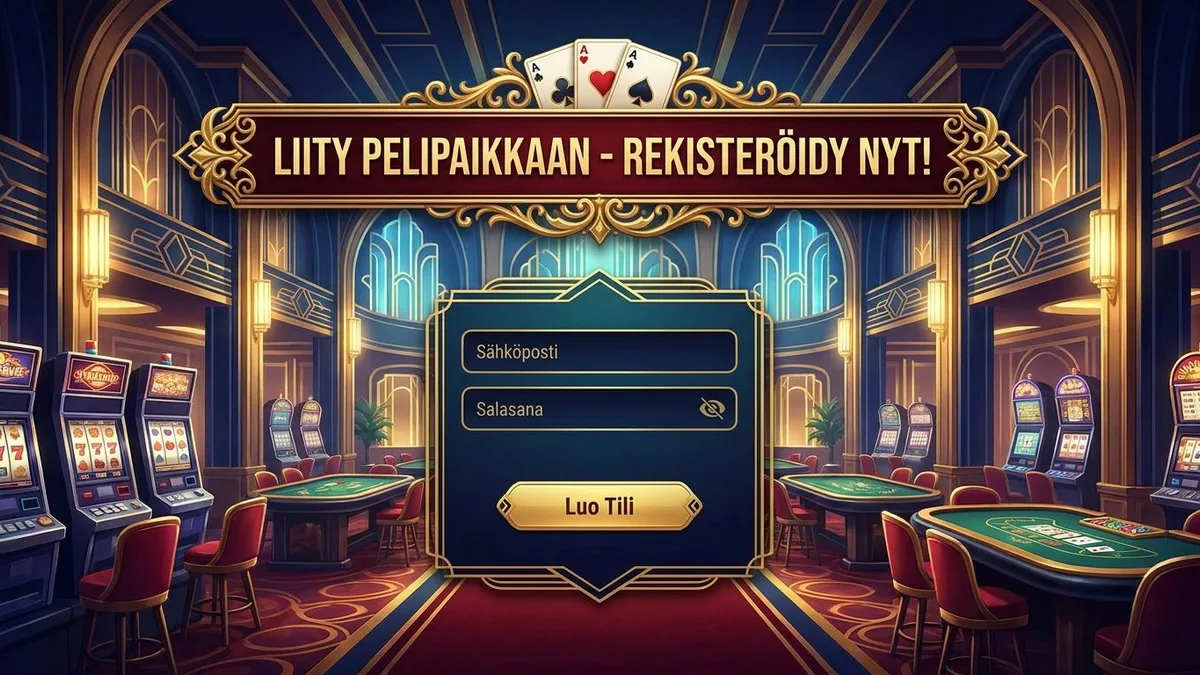 Rekisteröidy bonuksen kanssa